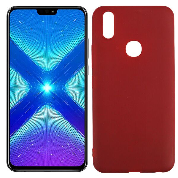 

Силиконовый чехол Candy для Huawei Honor 8X Бордовый (31355)
