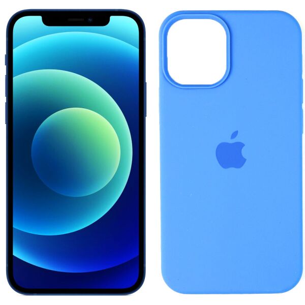 

Cиликоновый чехол для iPhone 12 mini Морской Синий FULL (30640)