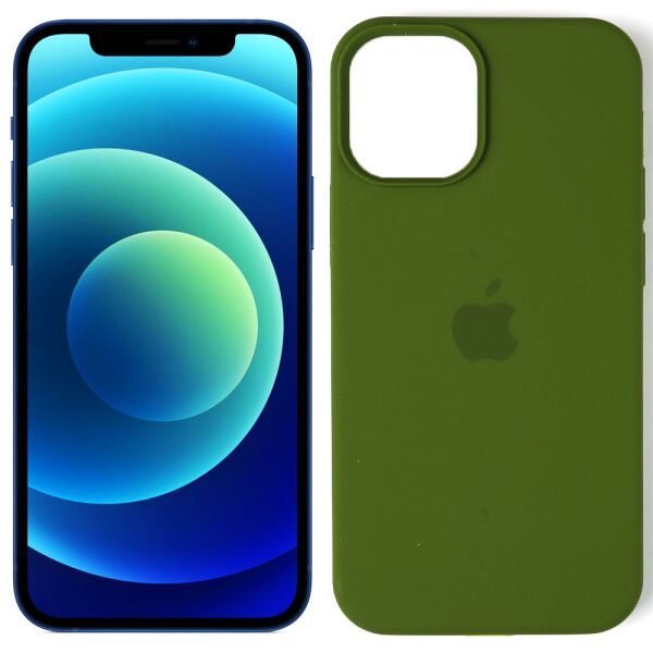 

Cиликоновый чехол для iPhone 12 mini Хаки FULL (30651)
