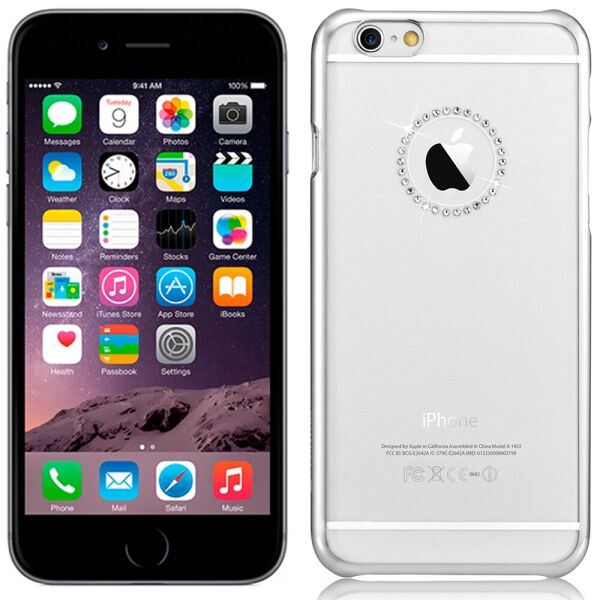 

Чехол Comma Crystal Jewelry для iPhone 6S/6 Gun Black (19548)