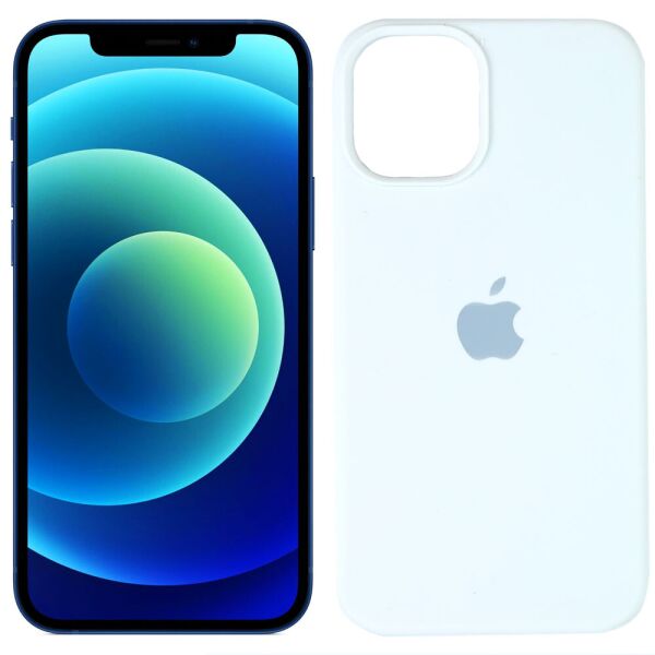 

Cиликоновый чехол для iPhone 12 Pro Max Белый FULL (30680)