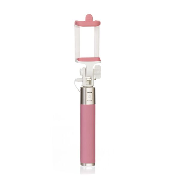 

Держатель выдвижной для selfie CL-01 Pink + кнопка через 3,5" (24534)