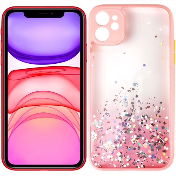 

Чехол Frame&Gliter для iPhone 11 Pink (30821)