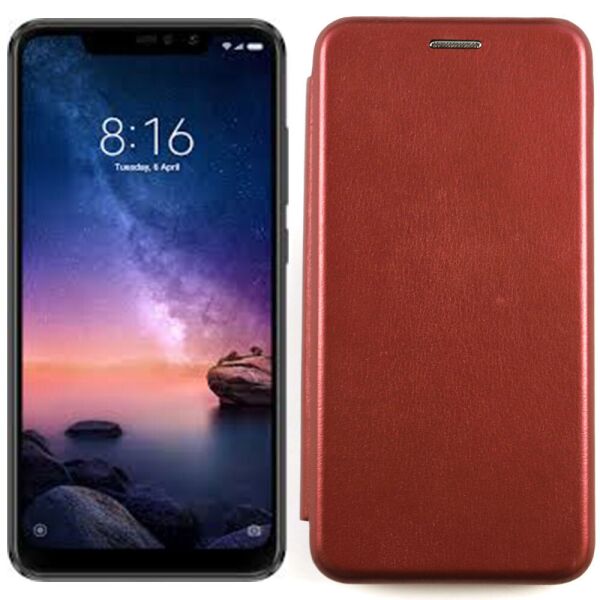 

Чехол-книжка U-Like Best для Xiaomi Redmi Note 6 Pro Marsala (29864)