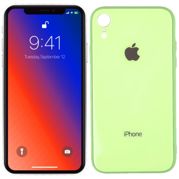 

Чехол U-Like Glossy Logo case iPhone Xr Pine Green (31209)