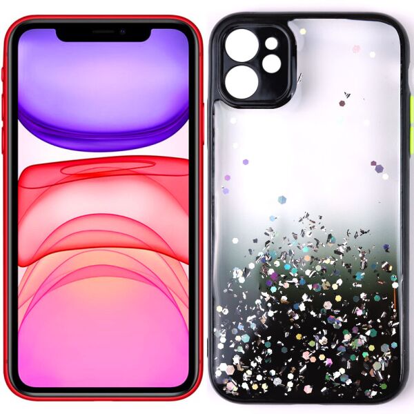 

Чехол Frame&Gliter для iPhone 11 Black (30823)