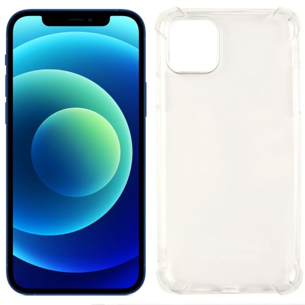 

Чехол ударопрочный прозрачный для iPhone 12 (30356)