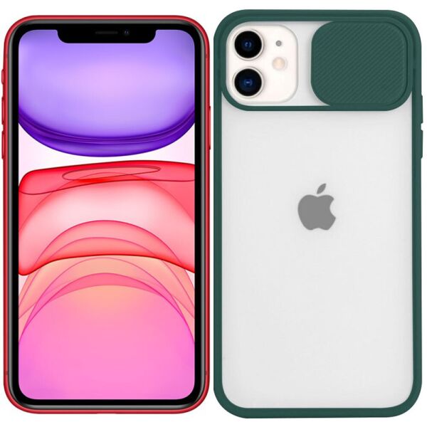 

Чехол Camshield mate TPU со шторкой для камеры для Apple iPhone 11 Green (30418)