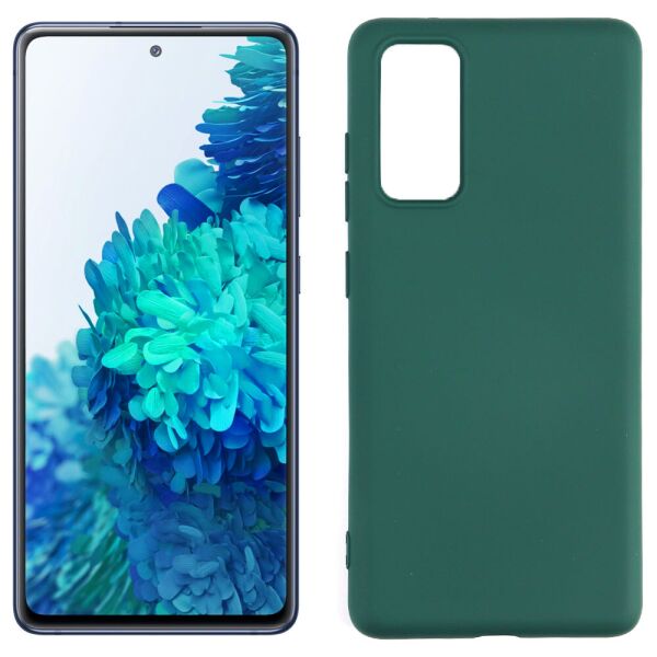 

Чехол Original Soft Case Samsung G780 Galaxy S20FE Темно Зеленый FULL (31165)