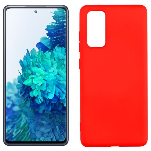 

Чехол Original Soft Case Samsung G780 Galaxy S20FE Красный FULL (31166)
