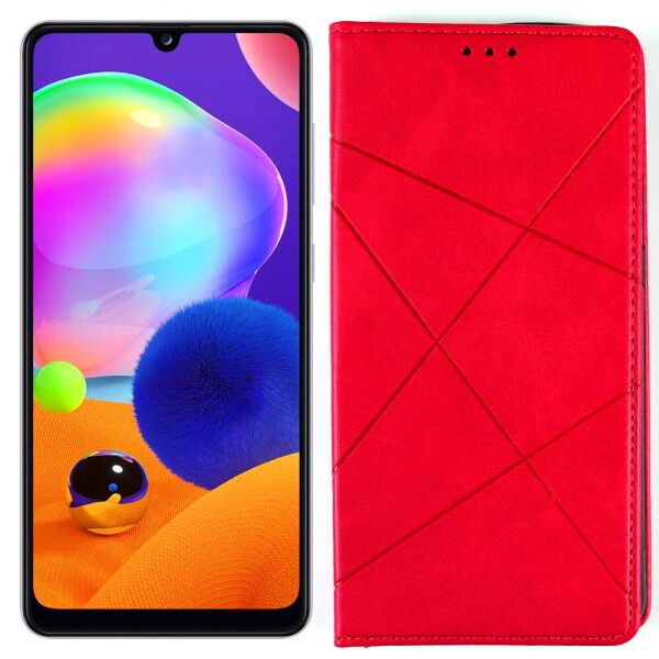 

Чехол-книжка Lines Leather для Samsung A315 Galaxy A31 Hot Pink (30860)