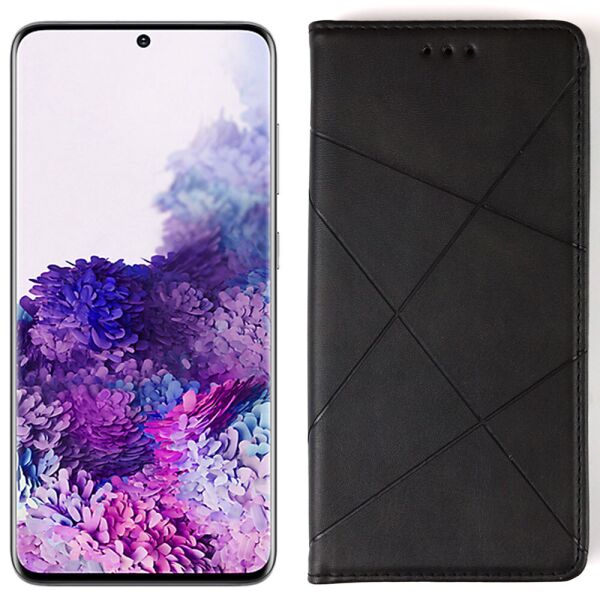 

Чехол-книжка Lines Leather для Samsung G980 Galaxy S20 Black (30868)