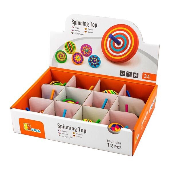 

Деревянная игрушка Viga Toys Волчок (53906)