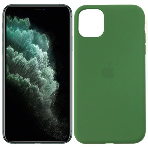 

Чехол силиконовый для iPhone 11 Pro Темно Зеленый FULL (29138)