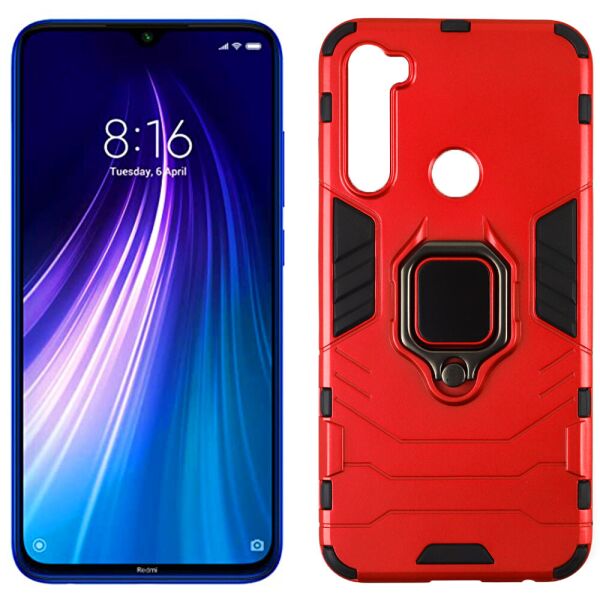 

Чехол HONOR Hard Defence Series Xiaomi Redmi Note 8T Red (with magnet) (31243)