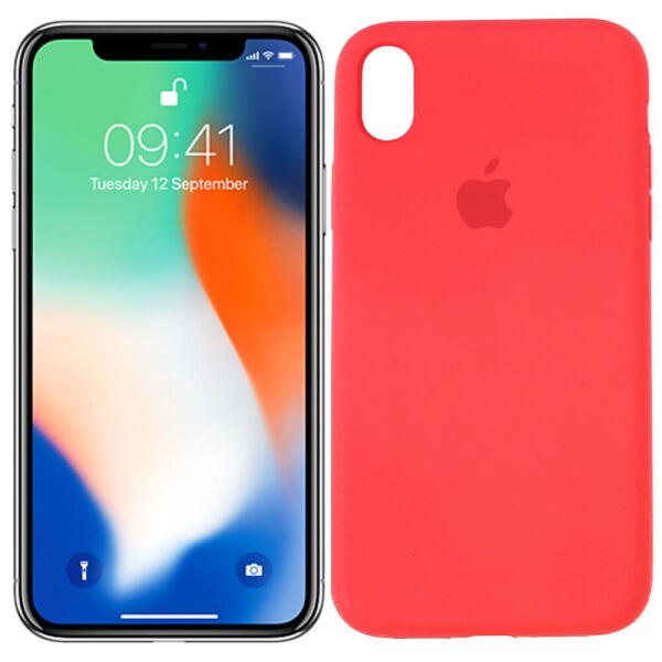 

Чехол силиконовый для iPhone Xr Вишневый FULL (29181)