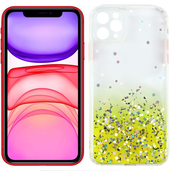 

Чехол Frame&Gliter for iPhone 11 Pro Max Yellow (31175)