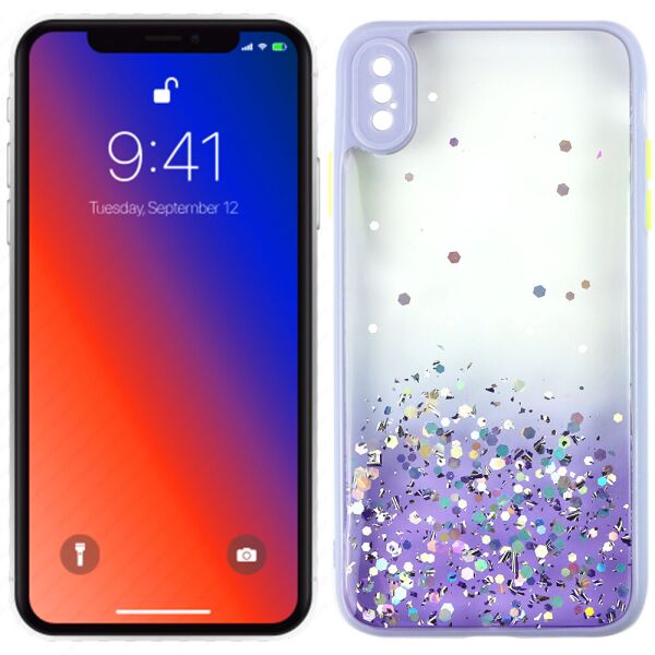 

Чехол Frame&Gliter for iPhone X/Xs Lilac (31183)