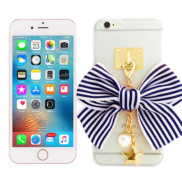 

Чехол Bow with Tassel Case для iPhone 7 Blue (16522)