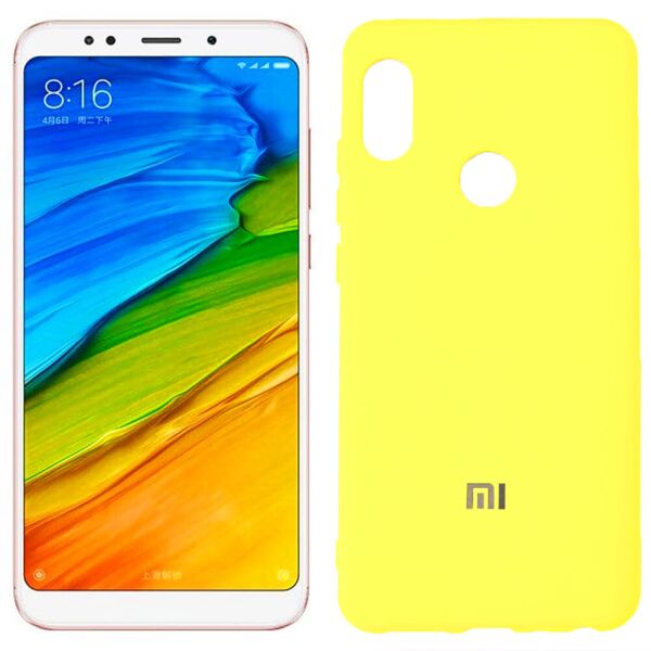 

Чехол Original Soft Case Xiaomi Redmi Note 5 Pro Желтый FULL (31272)