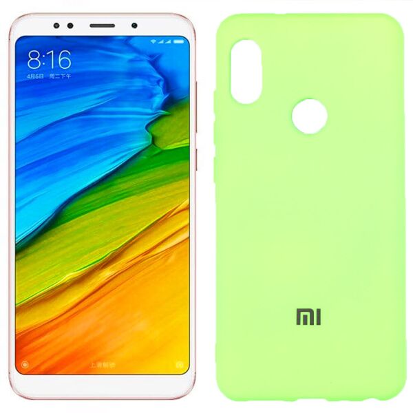 

Чехол Original Soft Case Xiaomi Redmi Note 5 Pro Салатовый FULL (31273)