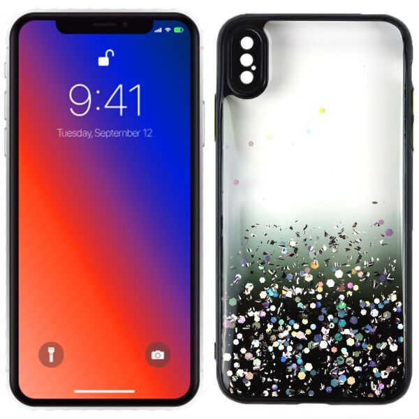 

Чехол Frame&Gliter for iPhone Xs Max Black (31191)