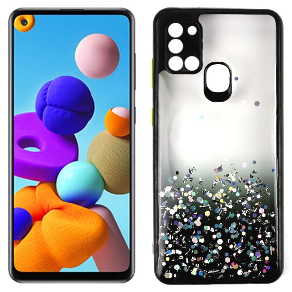 

Чехол Frame&Gliter for Samsung A217 Galaxy A21s Black (31199)