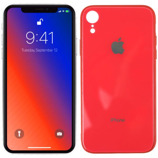 

Чехол U-Like Glossy Logo case iPhone Xr Red orchid (31210)