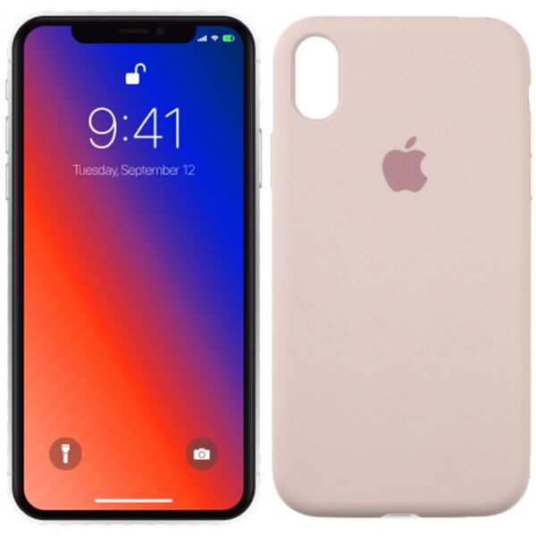 

Cиликоновый чехол для iPhone Xr Тёмно Бежевый FULL (30226)