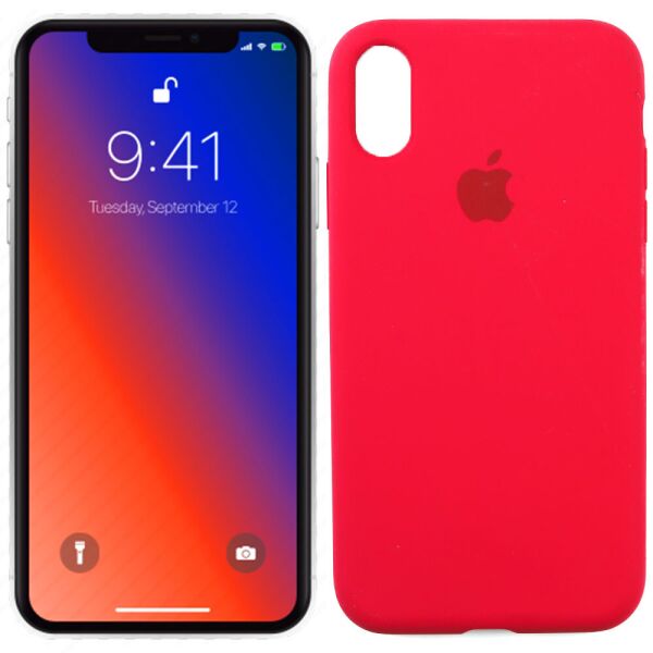 

Cиликоновый чехол для iPhone Xr Тёмно Вишневый FULL (30228)