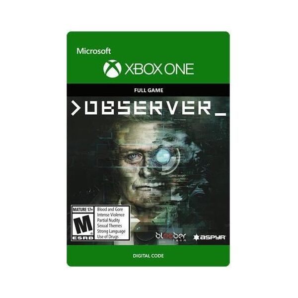 

Ключ активации OBSERVER: SYSTEM REDUX (XBOX ONE)