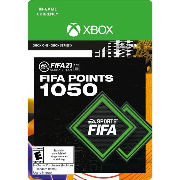 

Пополнение счета игры Xbox One FIFA 21 на 1050 FUT очков (Xbox One)