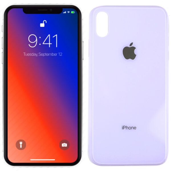 

Чехол U-Like Glossy Logo case iPhone Xs Max Lilac (31213)