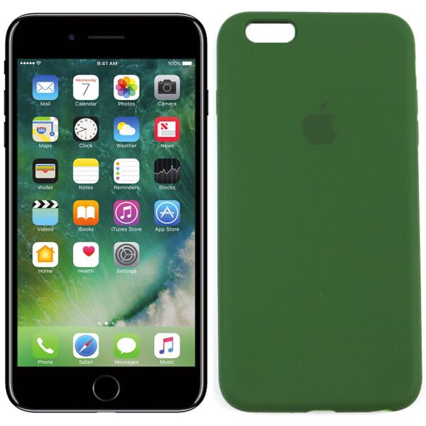 

Чехол силиконовый для iPhone 6/6s Plus Темно Зеленый FULL (29122)