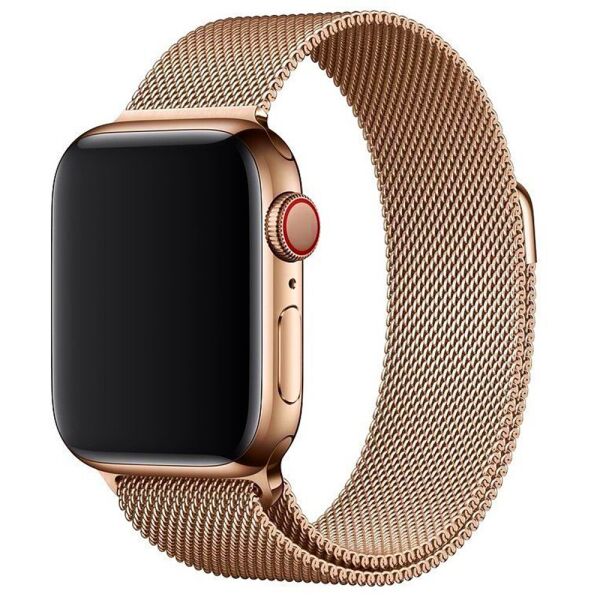 

Ремешок для Apple Watch 42/44mm Steel Milanese Loop Restoring ancient ways gold (26651)