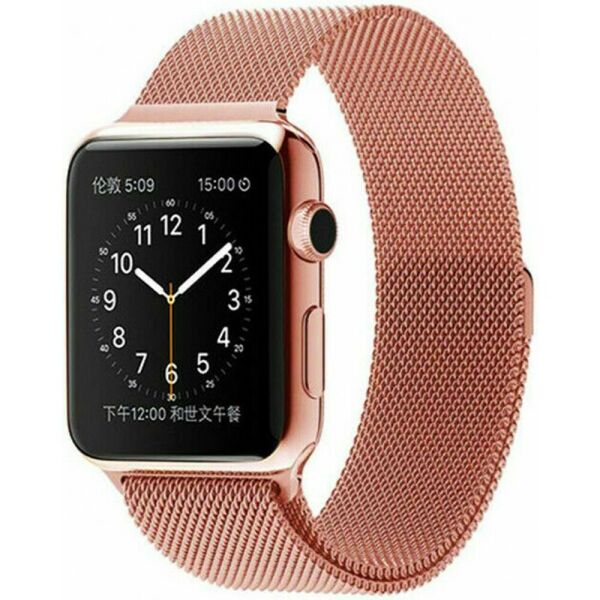 

Ремешок для Apple Watch 42/44mm Steel Milanese Loop Pink (26650)