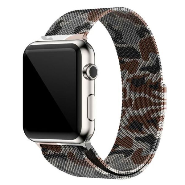 

Ремешок для Apple Watch 42/44mm Steel Milanese Loop Camouflage (26652)