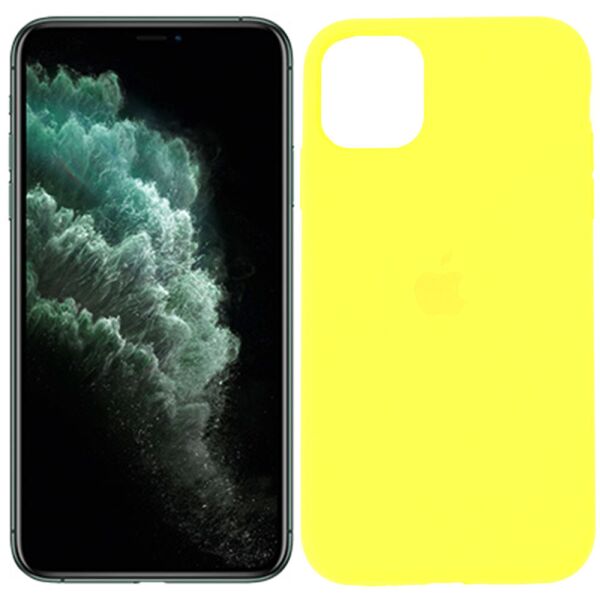 

Чехол силиконовый для iPhone 11 Светло Желтый FULL (29148)