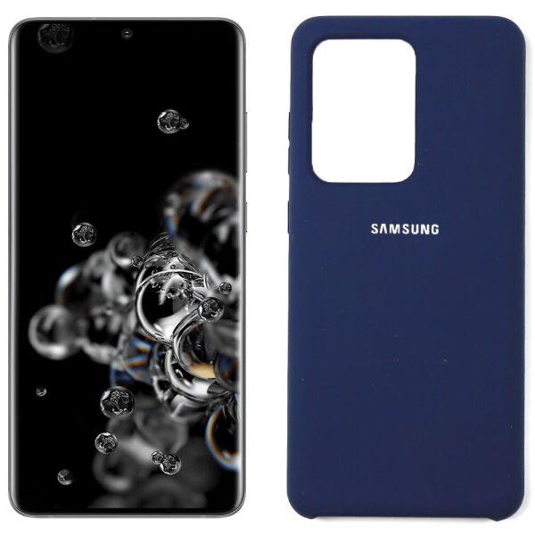 

Чехол силиконовый для Samsung G988 Galaxy S20 Ultra Темно Синий (30254)