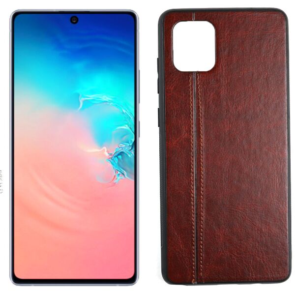 

Чехол U-Like Line series для Samsung N770 Galaxy Note 10 Lite (A81) Dark Brown (30148)