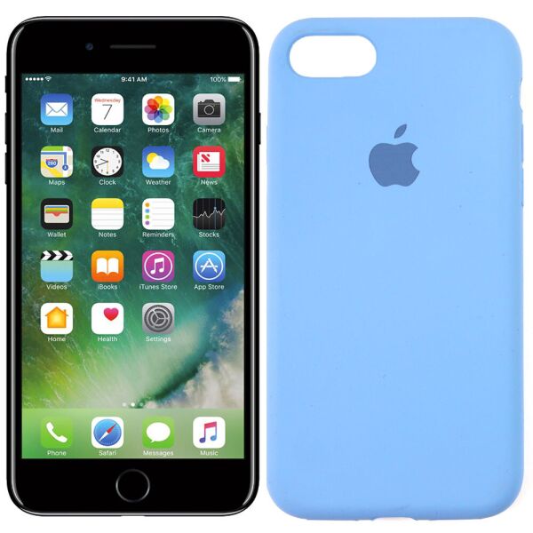 

Чехол силиконовый для iPhone 7/8 Синий FULL (29170)