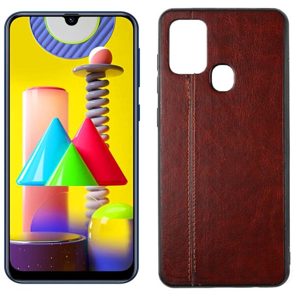 

Чехол U-Like Line series для Samsung M315 Galaxy M31 Dark Brown (30144)