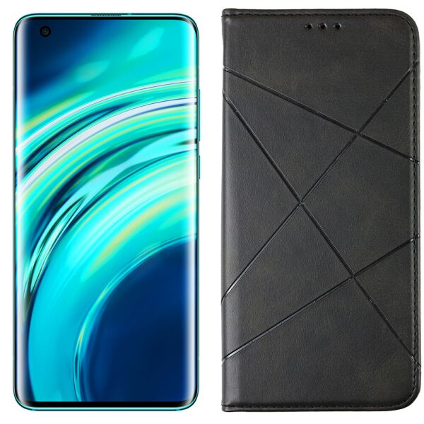 

Чехол-книжка Lines Leather for Xiaomi Mi 10 Lite Black (31011)