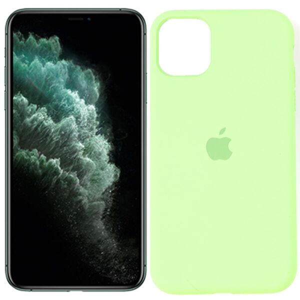 

Чехол силиконовый для iPhone 11 Зеленый FULL (29144)