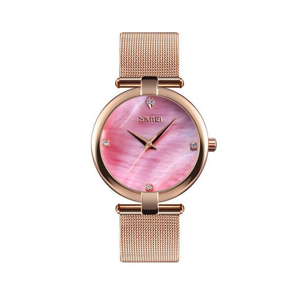 

Женские часы Skmei 9177 Gold-Pink