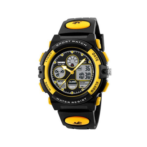 

Мужские часы Skmei 1163 Black-Yellow