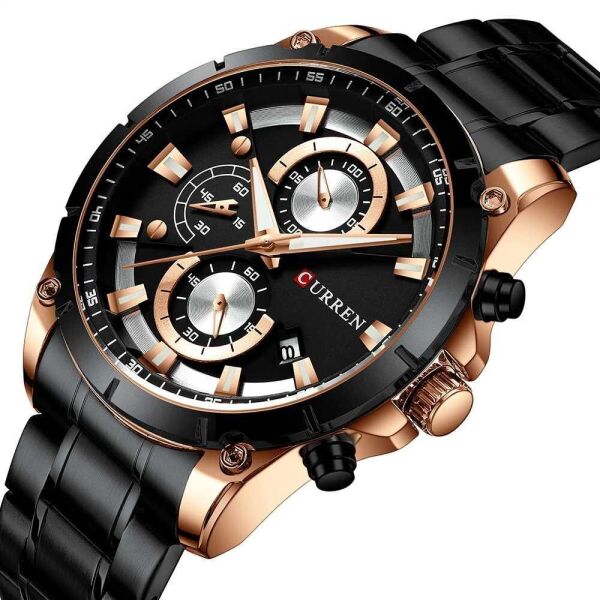 

Мужские часы Curren 8360 Black-Gold