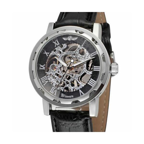 

Мужские часы Winner 8012С Silver-Black