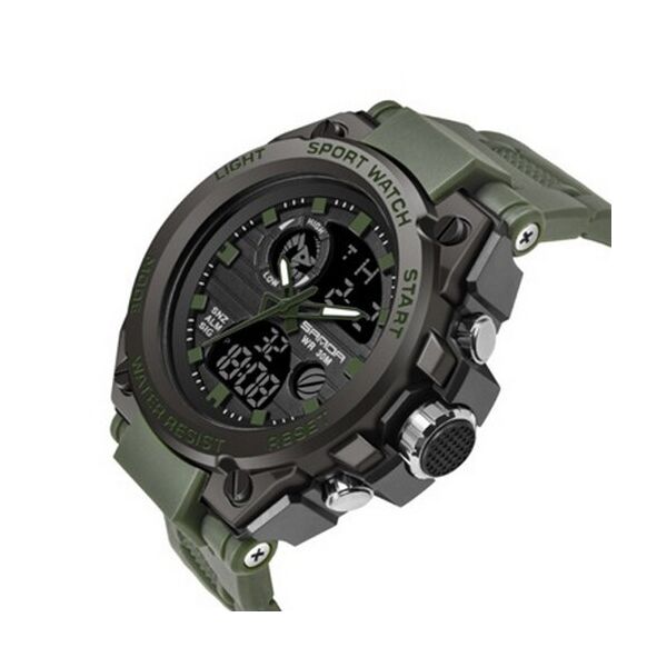 

Мужские часы Sanda 739 Green-Black