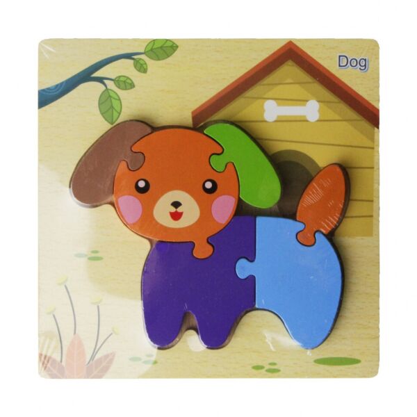 

Деревянная игрушка Пазлы MD 2453 (Собака)